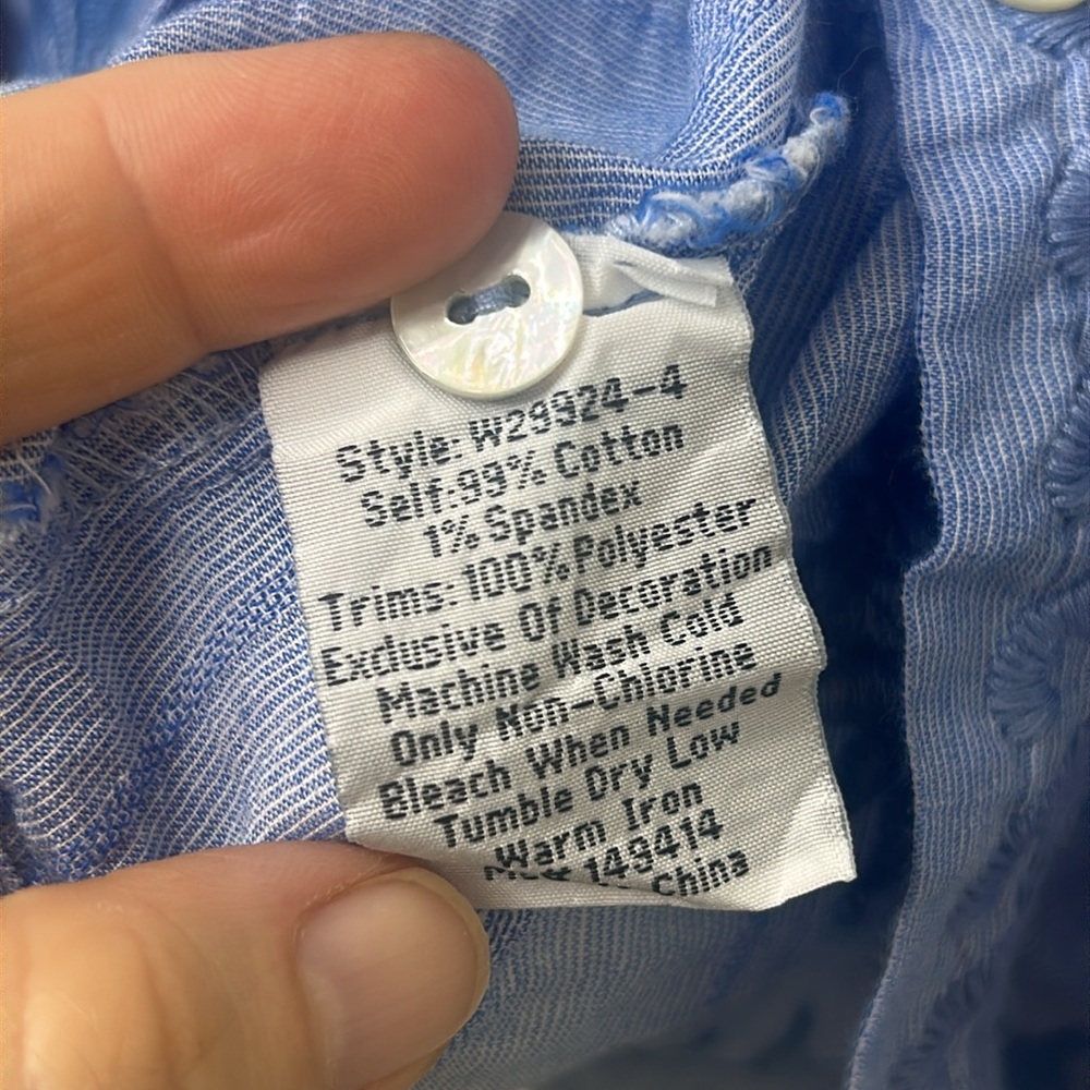 JOHNNY WAS TARRA TIERED SHIRT TUNIC Size XL - Picture 14 of 16